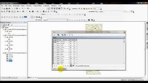 การใช้โปรเเกรม ArcGIS 10 บทที่ 8 การวิเคราะห์เเบบจำลองเวกเตอร์ Vector model