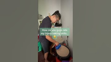 Rate his Injera making skills #shorts