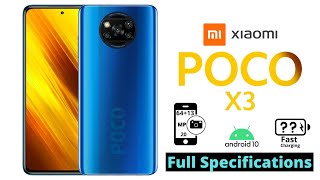 Xiaomi Poco X3 Full Specification - Mobile Phone Info