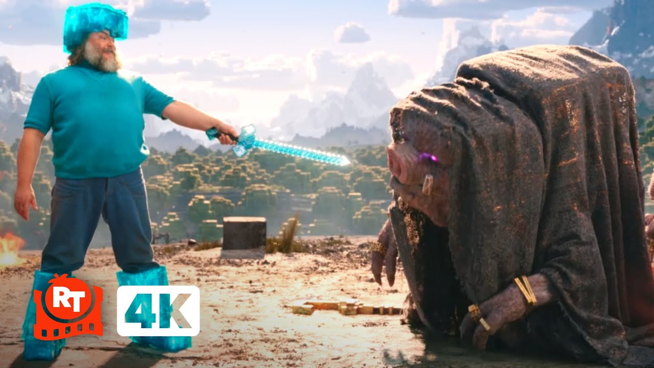 A Minecraft Movie (2025) 4K - Steve vs. Malgosha | Movieclips
