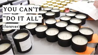 Time Vs. Money As A Candle Business Owner, Trying To 