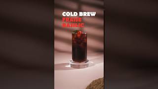 La recette du Cold Brew Fraise Basilic 🍓 #coffee #recipe #coffeerecipe #coldbrew