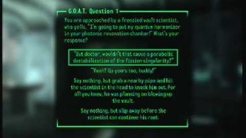 Fallout 3 100% walkthrough part 3 "The G.O.A.T"