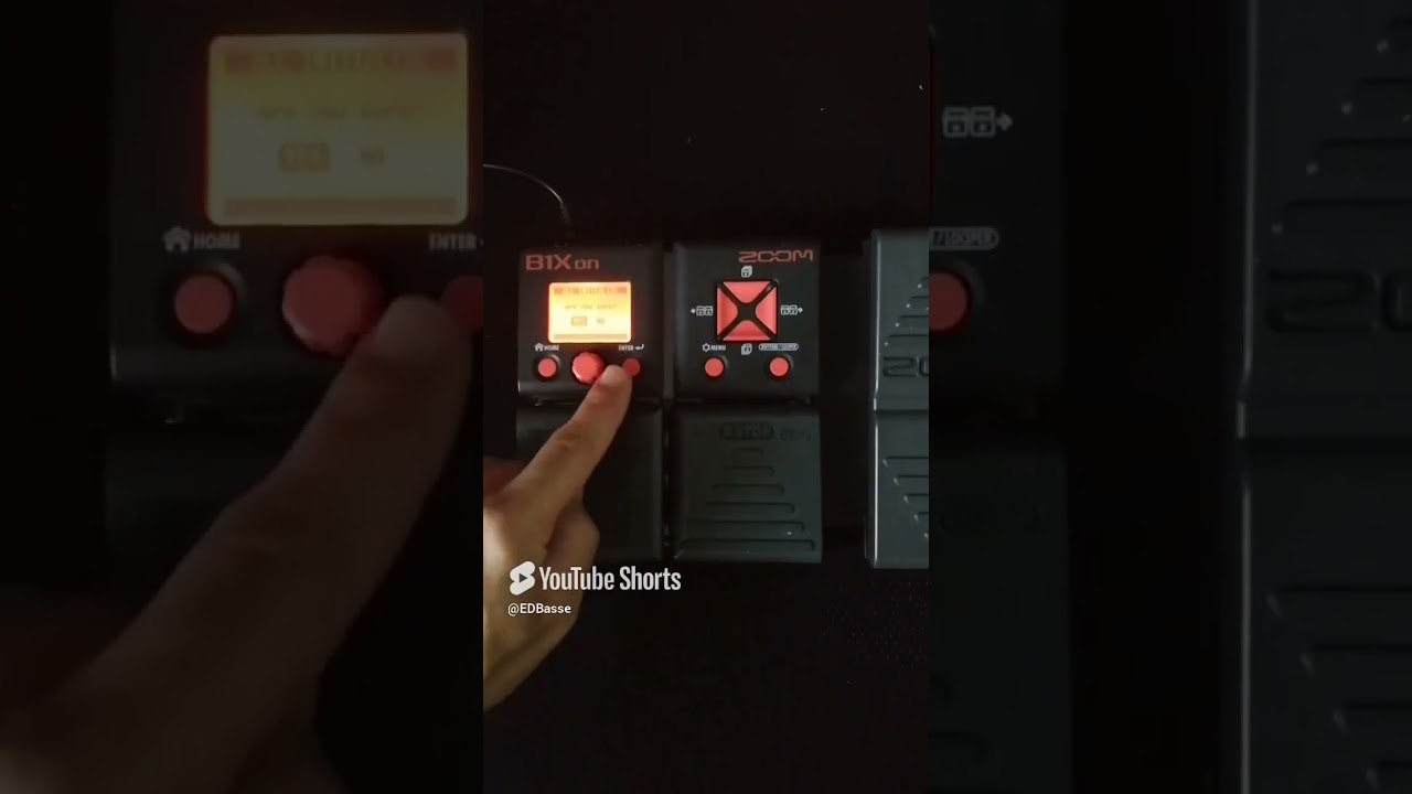 Zoom B1on / B1Xon - Remise à zéro - Factory Reset - YouTube