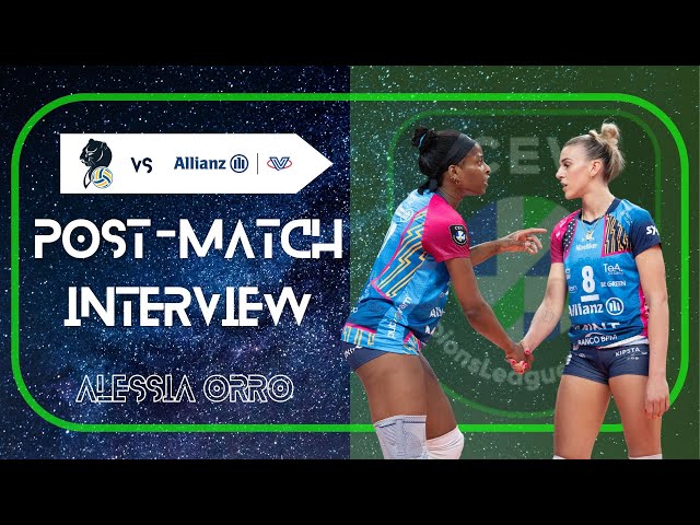 ALESSIA ORRO | Post-match interview vs Conegliano (Super Final CEV Champions League)