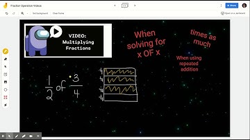 Fraction Operation Videos - Google Jamboard