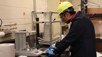 Scaled water model tundish