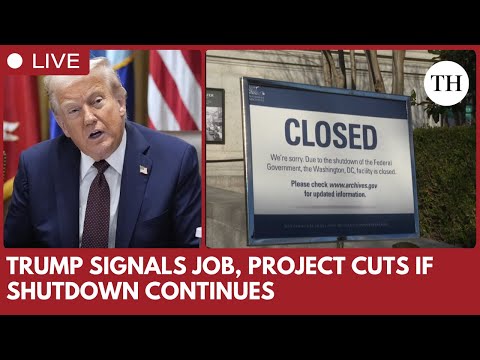 U.S. Government shutdown: Trump says there could be firings and project cuts if shutdown continues