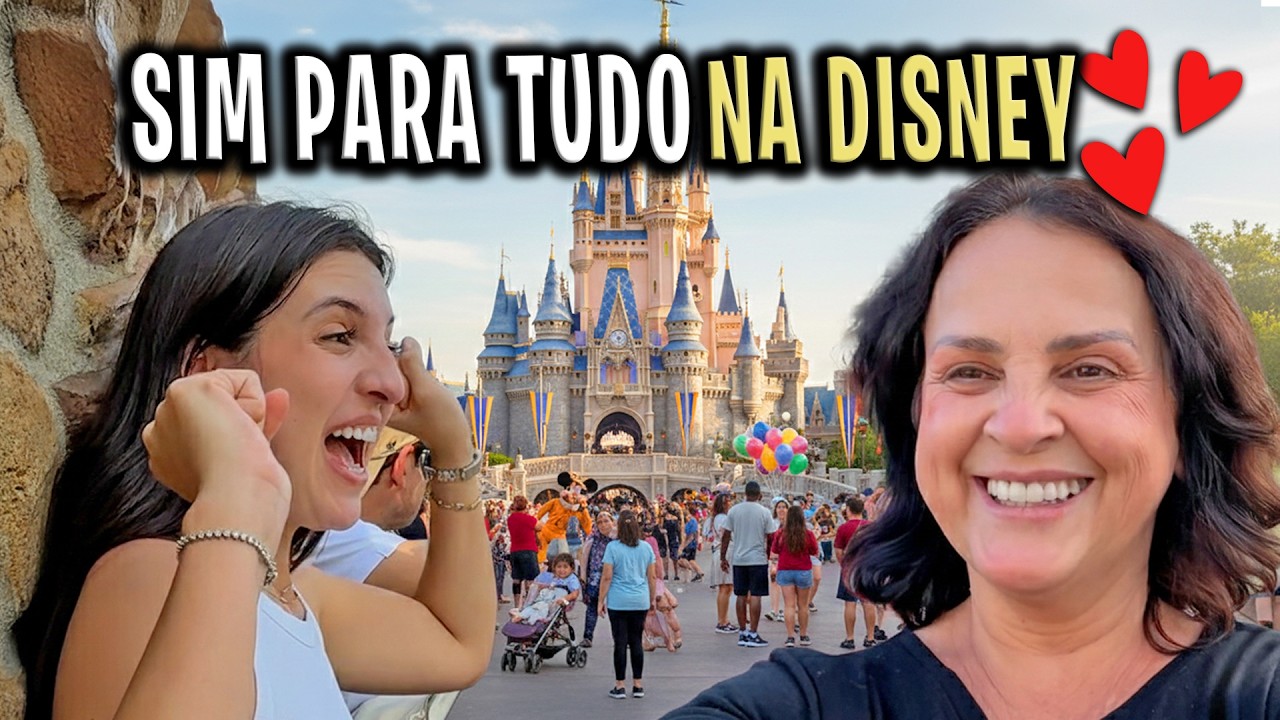 EU DISSE SIM PARA TUDO PARA A POLI NO ANIVERSÁRIO DELA NA DISNEY 😱💕😍