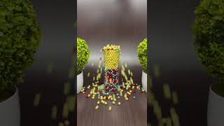 Colorful Beads Moving Back – Hypnotic Loop 🌀✨ #satisfying #asmr #reverse