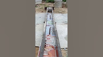 How to make a concrete column #short //