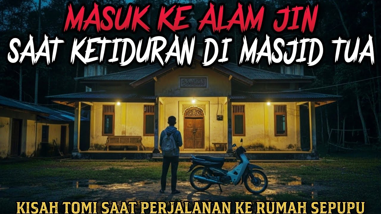 MASUK ALAM GHAIB SAAT TERTIDUR DI MASJID TUA - cerita mistis