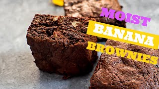 BANANA Brownies - Fast Recipe