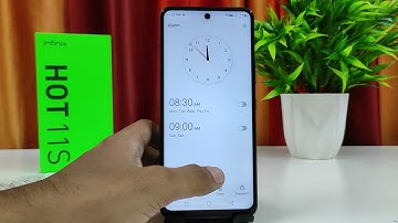 How to Set Alarm in Infinix Hot 11 s @ Phone Trickz English