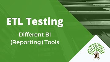 Different BI (Reporting) Tools | ETL Testing Tutorial