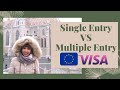 Schengen Visa MULTIPLE ENTRY vs SINGLE ENTRY