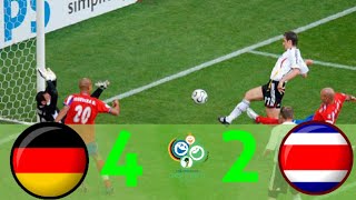 Germany vs Costa Rica (4-2) 2006 Fifa world cup highlights