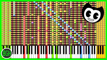 "Build Our Machine" (BENDY AND THE INK MACHINE)  DAGames - Impossible Piano Remix