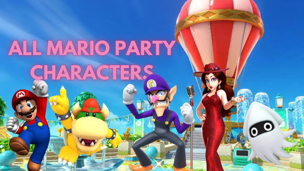 ALL MARIO PARTY CHARACTERS INCLUDING JAMBOREE(1998-2025)