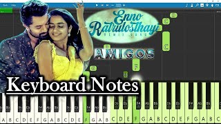 Enno Ratrulosthayi Song Keyboard Notes | Ilaiyaraaja | Ghibran | Nandamuri Kalyan Ram | Amigos