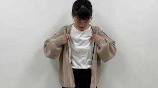 BE-69558  天竺ニットカーディガン