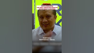 Fakta Persiapan Cak Imin, Gibran dan Mahfud MD untuk Debat Cawapres #shorts