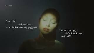 Ariana Grande - warm (lyric visualizer)