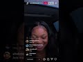 Macie on live talking bout mykel and mya