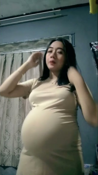 Bumil perut bulet gede  bangett