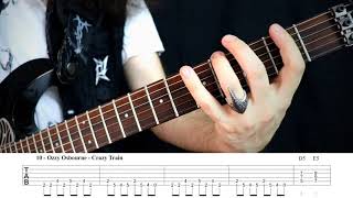 15 Easy & Cool Guitar Riffs You Should Know | With TABS