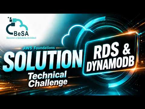 Amazon RDS - Technical Challenge Solution | AWS Foundations Week 6 | BeSA
