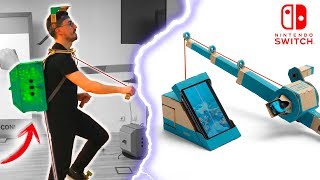 Probando NINTENDO LABO &amp; Nintendo Switch | JUGUETES de CARTÓN