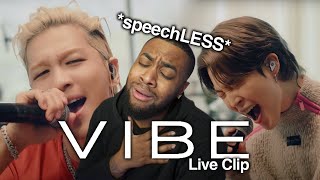 TAEYANG - 'VIBE (feat. Jimin of BTS)' LIVE CLIP Reaction!