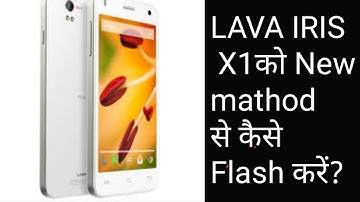 How to Flash Lava Iris X1 new mathod by smart software king in [hindi]