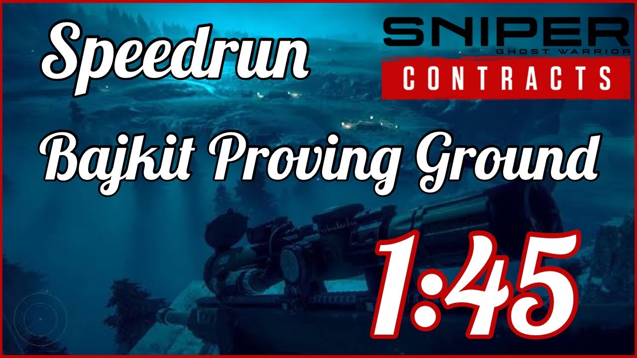 Sniper Ghost Warrior Contracts Bajkit Proving Ground | Solo Speedrun | (