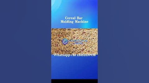 Cereal Bar Molding Machine/Cereal Bar Making Machine