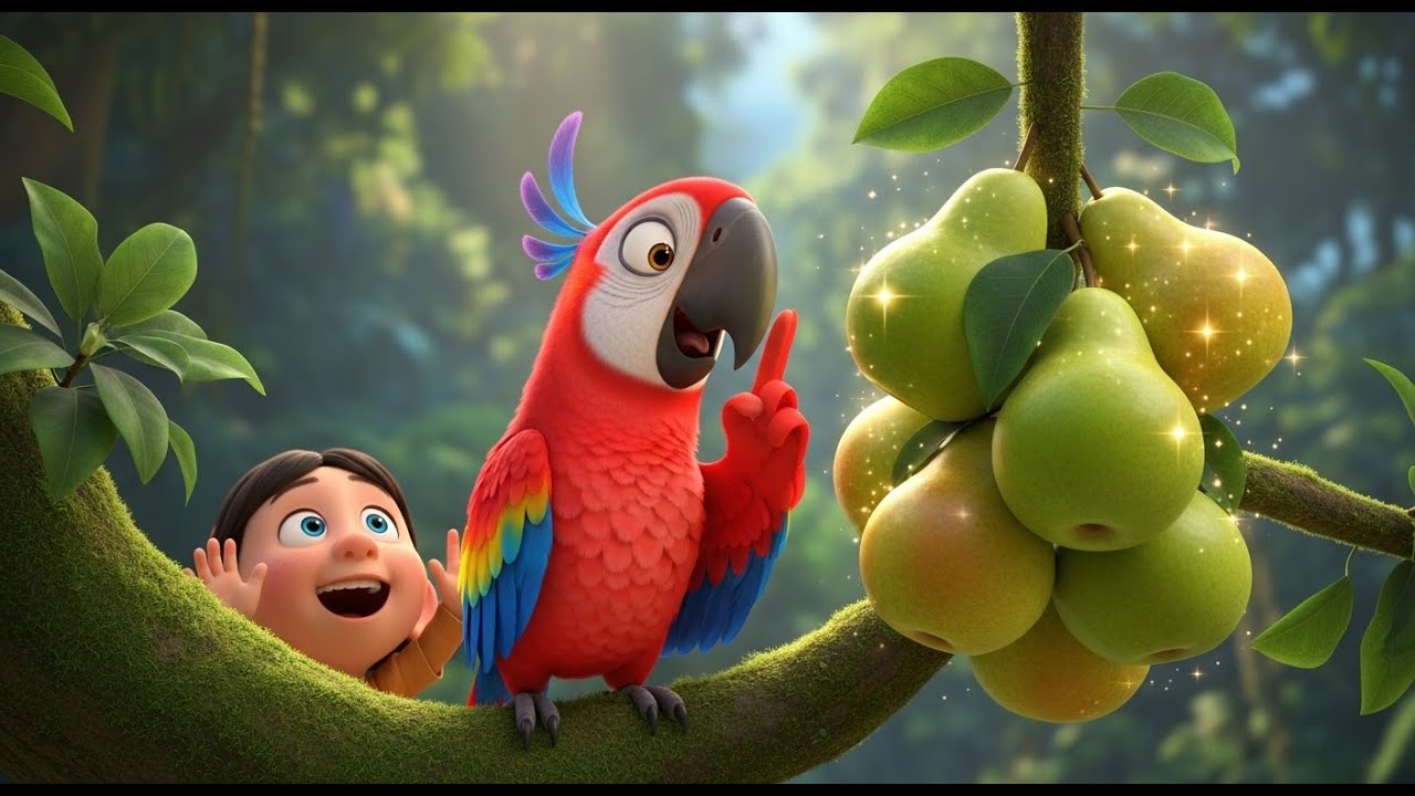 The Parrot Who Counted Pears | Fun and Educational Kids’ Song - YouTube