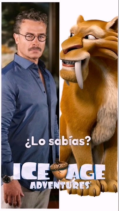 Voces De La Era De Hielo En Español ¿Sabias que este actor mexicano hizo la voz de el Tigre Diego en la era