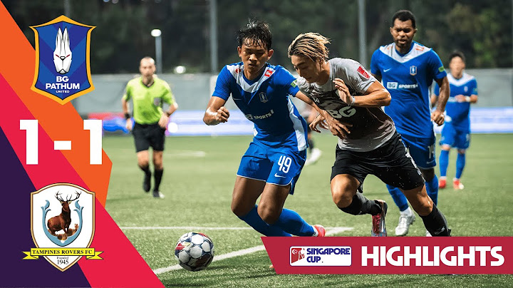 Draw in the first leg! | 2024/25 Singapore Cup Semi-Final: BG Pathum United vs BG Tampines Rovers