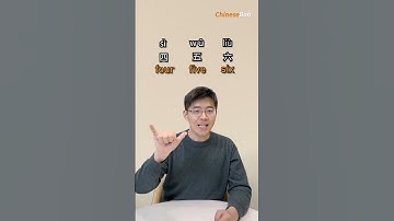 [Chinese numbers] 1-9, learn chinese with Bob