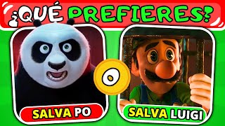 ¿Qué Prefieres? - Kung Fu Panda VS Super Mario Bros?