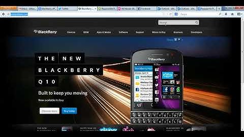 Blackberry XSS Vulnerability