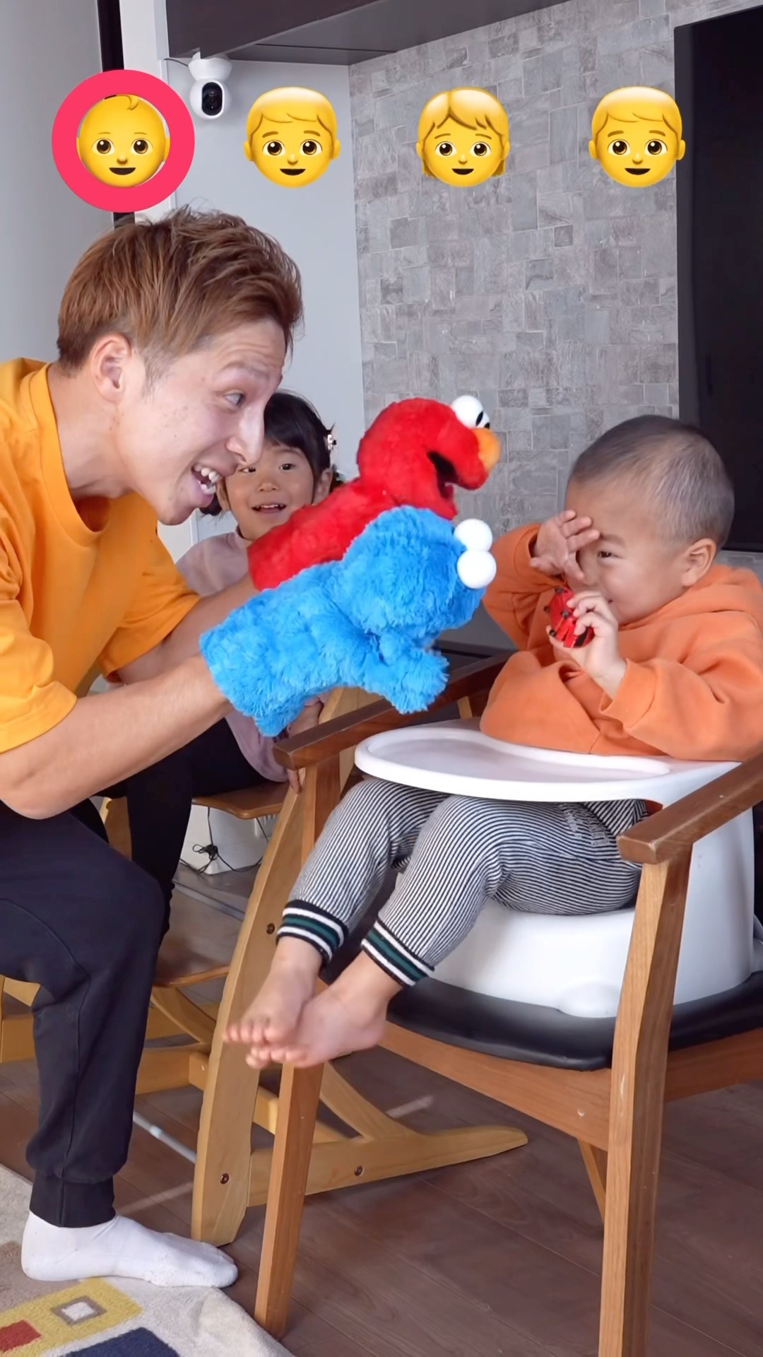 Make the child laugh?