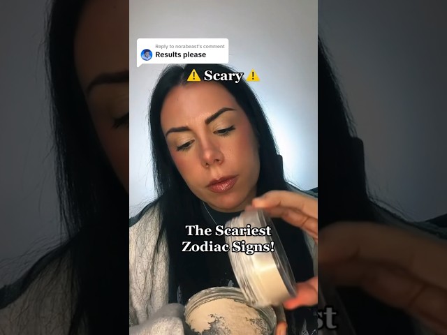 The scariest zodiac signs! #tiktok #makeup #mua #zodiac #zodiacmakeup #zodiacsigns #shorts #sfx class=