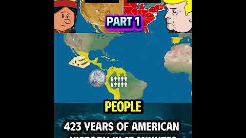 Part 1 | 423 Years of American History 13Minutes #american #History #theearlyAmericannarrative