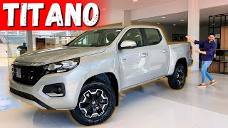 FIAT TITANO é realmente maior que HILUX, S10 e FRONTIER?