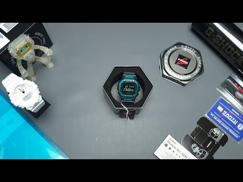 Unboxing & Cara setting Casio G-Shock DW-5600SB-3 (indonesia)