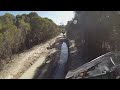 Overgrown tight trails with a bit of sand and mud is fun