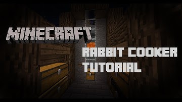 Minecraft Tutorial - Automatic Rabbit Cooker :: Automatic Rabbit Farm :: 1.8