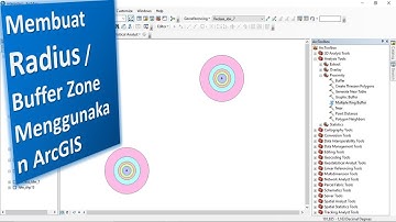 Tutorial ArcGIS : Membuat Radius/Buffer Zone